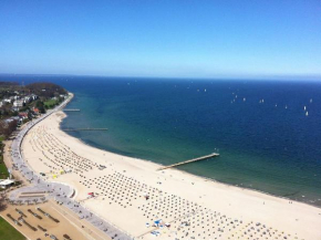 Beachside 2-Zimmer-Wohnung mit Meerblick, Travemünde
